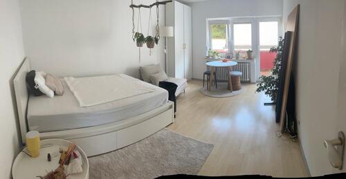 Foto - Helle 1-Zimmer-Wohnung mit großem Balkon – Einzug ab 01.01.2026