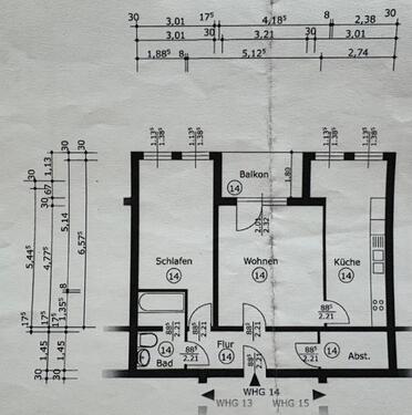 Foto - PROVISIONSFREI Barrierefrei 2 Zimmer-Wohnung mit Balkon