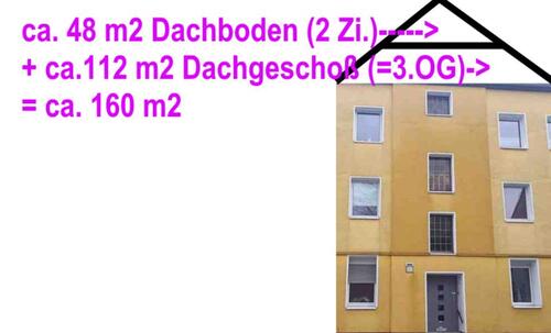 Foto - 3.OG-Dachgesch-Wohn.+Dachboden,gerne Jobcenter Ausländ.Mitbürger