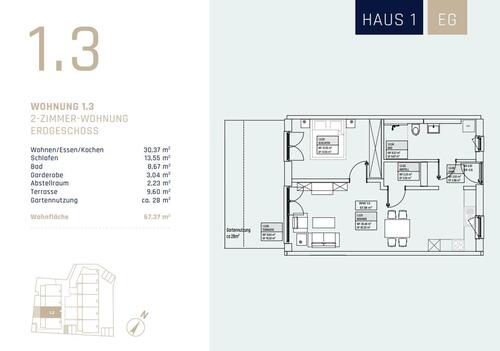 Foto - 2 Zimmer Erdgeschoßwohnung in Saal an der Donau