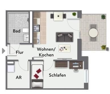 Foto - Etagenwohnung zur Miete in Bielefeld