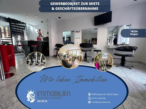 Foto - Friseursalon in Bestlage Singen zu übergeben – laufender Betrieb & faire Miete