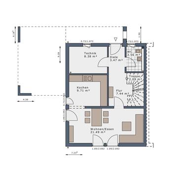 Foto - 4 Zimmer Doppelhaushälfte in Meerbusch