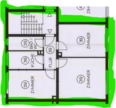 Foto - 3-Zimmer Wohnung - 230.000,00 EUR Kaufpreis,
