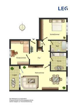 Foto - 3-Zimmer-Wohnung in Bergkamen City