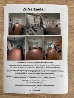 Foto - 3 Zimmer Wohnung Grenzach whylen