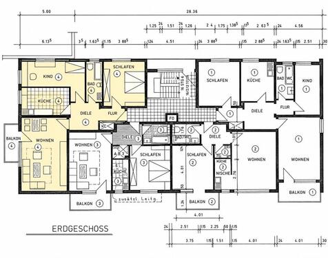Foto - 6 Zimmer Etagenwohnung zum Kaufen in Bochum