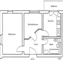 Kleine Wohnung mit Balkon am Waldrand (2064124) - Bad Freienwalde (Oder)
