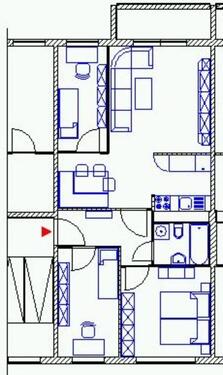 Foto - 4 Zimmer Etagenwohnung in Zschopau