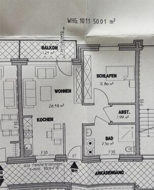Foto - 50m2 Wohnung zu vermieten, Nienborg