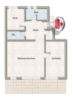 Foto - 3 Zimmer Etagenwohnung zur Miete in Salach