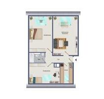 Dachgeschoss Wohnung - 720,00&nbsp;EUR Kaltmiete, ca.&nbsp; 60,00&nbsp;m&sup2; in Erfurt (PLZ: 99086) Johannesplatz