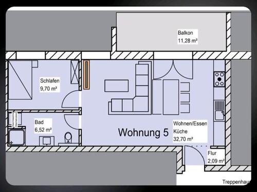 Foto - Schöne 2 Zimmerwohnung (Neubau 2023) zu vermieten