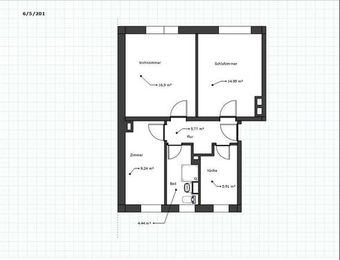 Foto - 2 Zimmer Etagenwohnung zur Miete in Grimmen