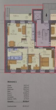 Foto - 4 Zimmer Erdgeschoßwohnung zur Miete in Chemnitz