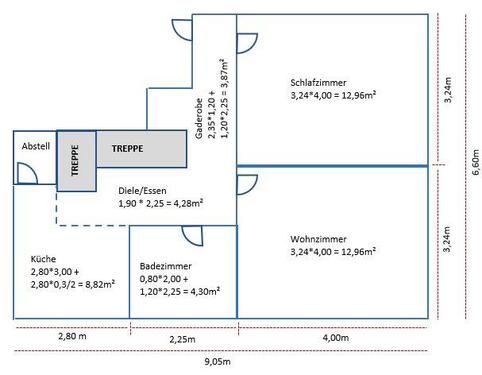 Foto - 3 Zimmer Maisonettenwohnung zur Miete in Viersen