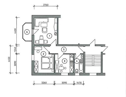 Foto - 2-Raumwohnung mit Balkon - zentral gelegen