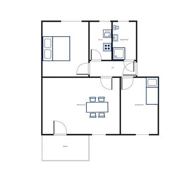 Foto - 3 Zimmer Erdgeschoßwohnung in Kassel