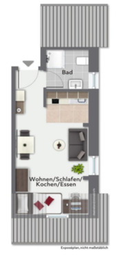 Foto - Gemütliche 1-Zimmer StudentenPendlerwohnung