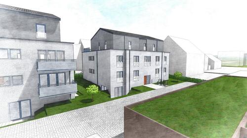 Foto - WBS erforderlich! Schicke Neubauwohnungen mit Balkon und Aufzug!