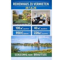 Reihenmittelhaus mit 5 Zimmern, Garten & Blick auf den Brautsee - Schleswig