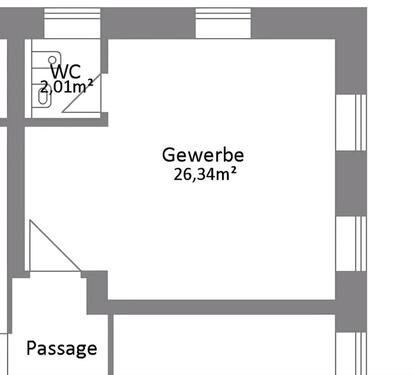 Foto - Helle Gewerbeeinheit 28,35 m² Lengenfeld Vogtland zu vermieten