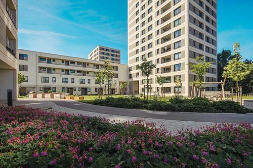 Foto - Lichtdurchflutete 3-Zimmer Neubauwohnung mit Balkon 4.OG Whg. 2