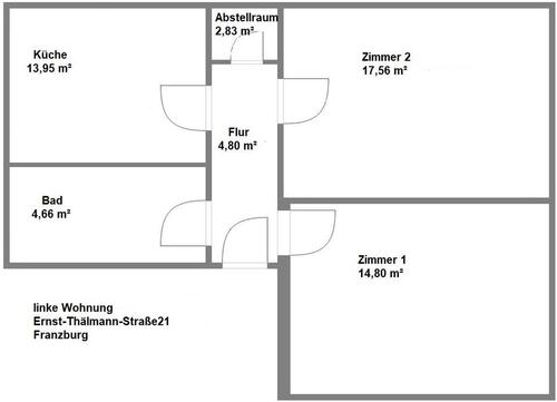 Foto - 2 Zimmer Etagenwohnung zur Miete in Franzburg