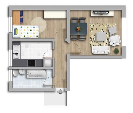 Foto - Etagenwohnung zur Miete in Halle (Saale)
