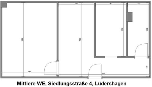 Foto - 2 Zimmer Etagenwohnung zur Miete in Löbnitz