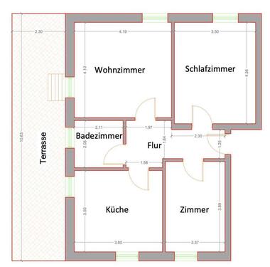 Foto - Zu verkaufen In Grünstadt Eigentumswohnung 3Zimmer Küche Bad