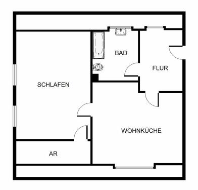Foto - Etagenwohnung in Gelsenkirchen zur Miete