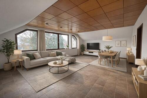 Foto - Helle Dachgeschosswohnung zu vermieten 