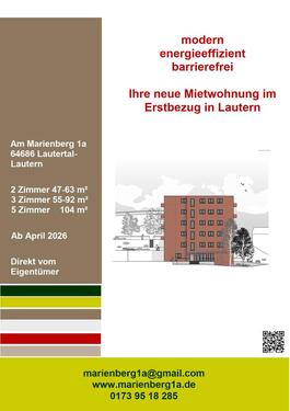 Foto - 2-Zimmer-Wohnung Erstbezug, energieeffizient, barrierefrei (2.1)