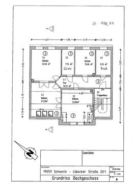 Foto - 4 Zimmer Etagenwohnung zur Miete in Schwerin