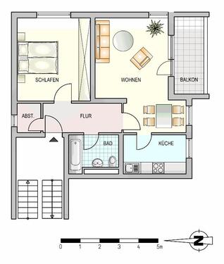 Foto - 2 Zimmer Etagenwohnung in Ulm