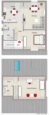 Foto - 3 Zimmer Dachgeschoßwohnung zur Miete in Wesel
