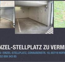 Tiefgarageneinzelstellplatz in Top Lage Innenstadt Hofheim a. T. - Hofheim am Taunus