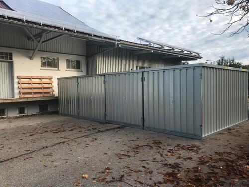 Foto - Container Garage Lager Motorrad Stellplatz