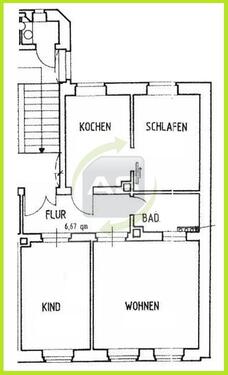 Foto - 3 Zimmer Etagenwohnung zur Miete in Zwickau