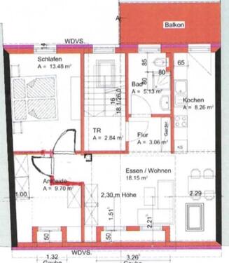 Foto - Dachgeschoßwohnung in Frankfurt am Main zur Miete