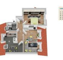 Renovierte helle 2-Zimmer Wohnung mit Wohnküche - Stuttgart Bad Cannstatt