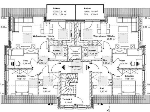 Foto - 3 Zimmer Dachgeschoßwohnung in Haren (Ems)