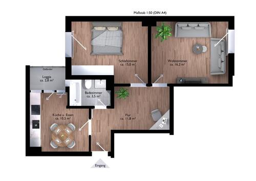Foto - Etagenwohnung in Schwerte