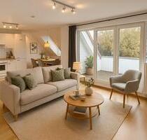 Frei: DG Wohnung mit Balkon Rastede nahe Oldenburg zu vermieten