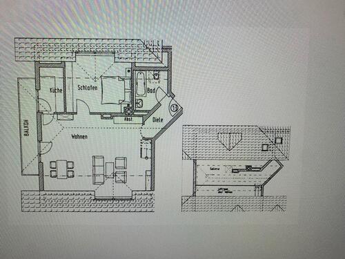 Foto - Schöne Maisonette-Wohnung mit Südbalkon