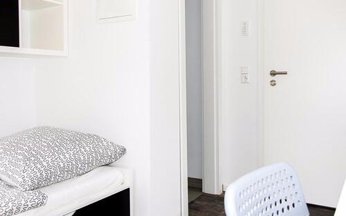 Foto - 1-Zimmerwohnung mit TV, Küchenzeile, DuscheWC, Internet, Waschmaschine, Wohnung 1