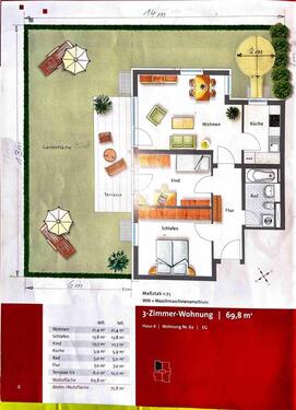 Foto - 3 Zi.-Erdgeschosswohnung in der Parkstadt Schwabing