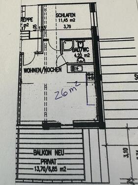 Foto - Vermiete gemütliche Single Wohnung