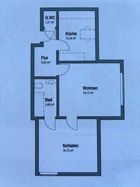 Foto - 2 Zimmer Wohnung 56qm mit EBK und Einstellplatz